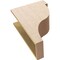 Ekena Millwork 9"W x 18"D x 27"H Classic Garner Rough Cedar Woodgrain TimberThane Corbel, Primed Tan CORUR09X18X27GARRCPR - alternate 3